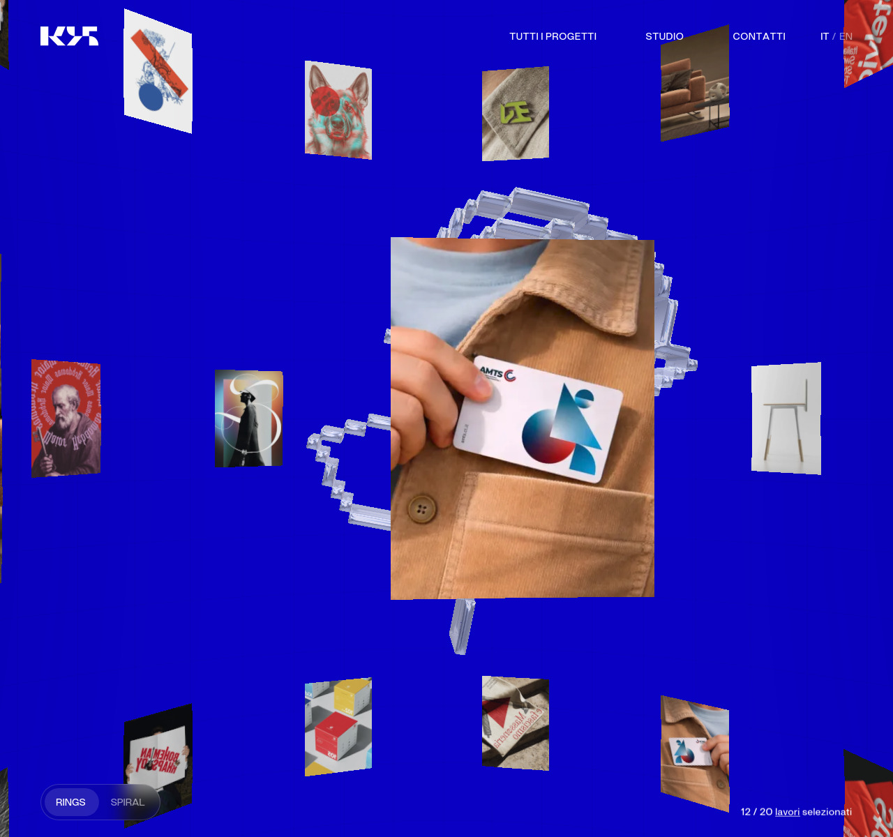 Studio K95 homepage design — Advertising